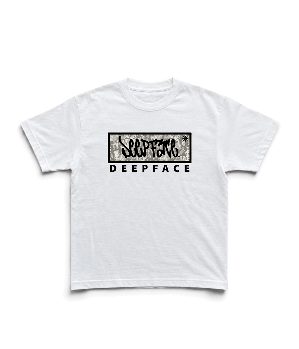 "WHITE CAMO" Basic Tee